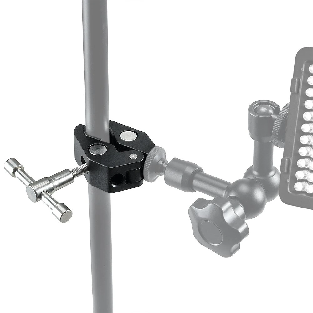 Металлический шарнирный магический кронштейн Супер зажим для вспышки ЖК