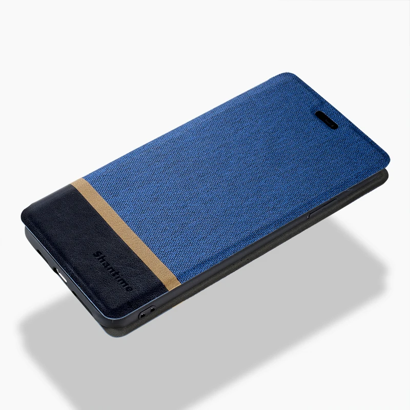 Холщовый чехол для телефона из искусственной кожи Leagoo M13 флип деловой Мягкая