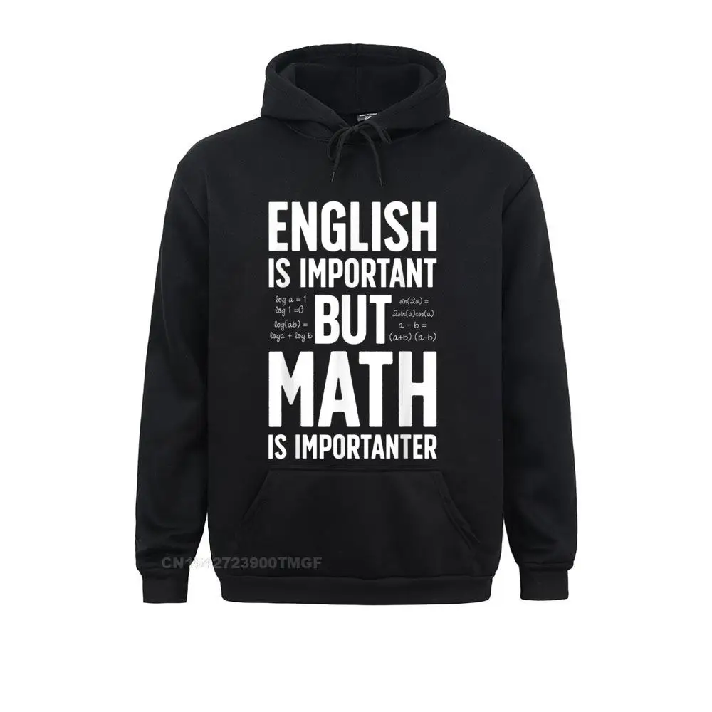  English is Important but Math is Importanter T shirt Teacher__18113 Boy Sweatshirts Casual Hoodies High Quality Sportswears Long Sleeve English is Important but Math is Importanter T shirt Teacher__18113black