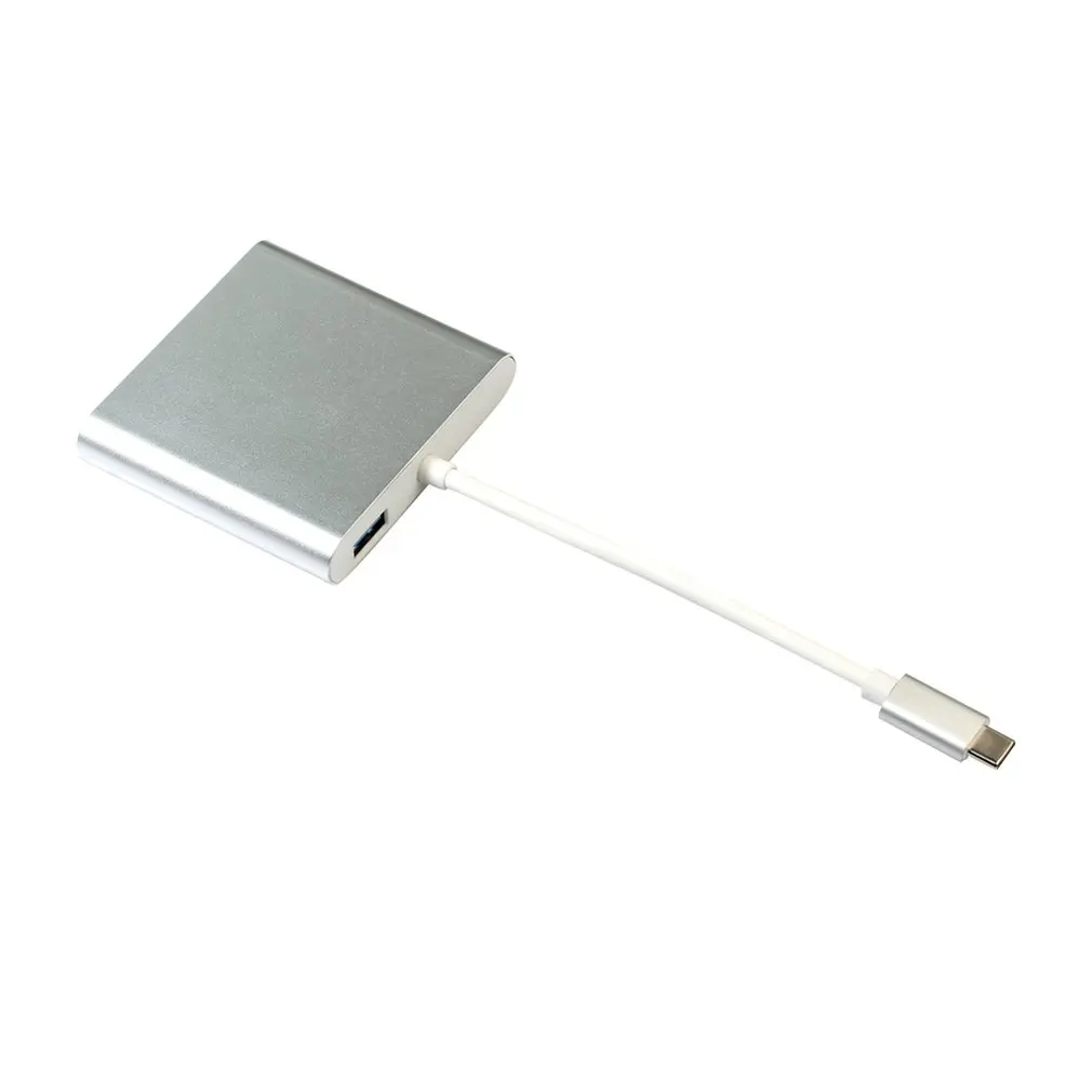Тип-c к Hdmi 4 K конвертер 4 Rj45 Usb 3,0 Usb 3,1 в 1 Usb-C многофункциональный удлинитель usb-хаб 3,1 для Macbook Hdtv Chromebook