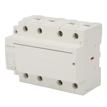 

4P 4NC 50/60HZ Household DIN Rail AC Contactor Low Power Consumption 500VAC