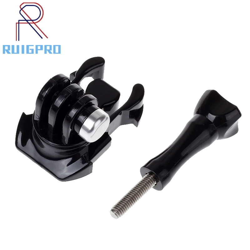 

360 Degree Rotate Quick Release Buckle Vertical Surface Mount for GoPro Hero 5 6 7 8 9 10 insta360 OSMO Sjcam Yi 4K Eken Camera