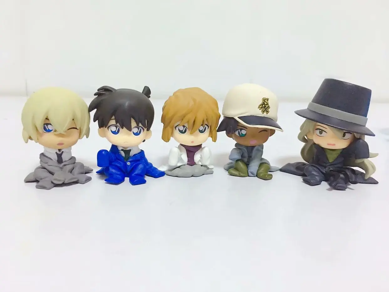 

Anime 5-Conan Cute bai jian he Egg Detective Conan Kudo New Boxed Garage Kit Model