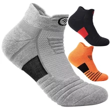 

3 Pairs/batch Cotton Ankle Socks Mens Basketball Sports Cycling Socks Breathable Active Trainer Sports Outdoor Running Socks