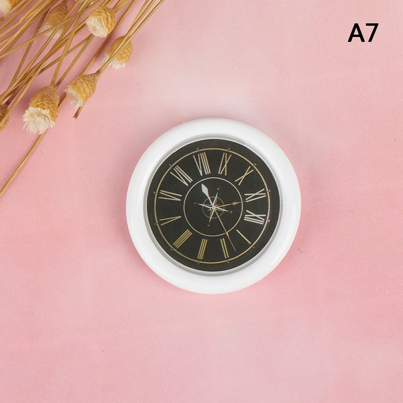1:12 Wall Clock Play Doll House Miniaturas Home Decor Accessories Toy Pretend Play Furniture Toy Dollhouse Miniature 8