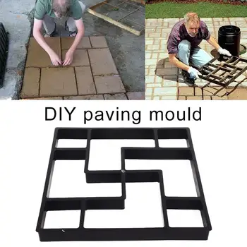 

Paving Mold 40*40 Black Concrete Mold Cement Mold Sturdy Driveway Pavement Stone