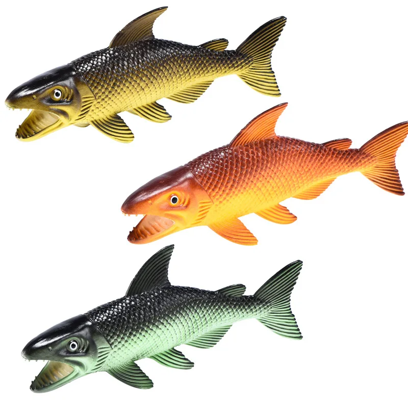 

Simulated Voice Perch Carp Model Toy Soft Rubber Bigmouth Fish Intelligence Toy