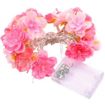 

Guirlande Lumineuse Led Battery Box Rose Lamp String 2.2 M 20led Simulation Rose Decorative String Luces De Navidad