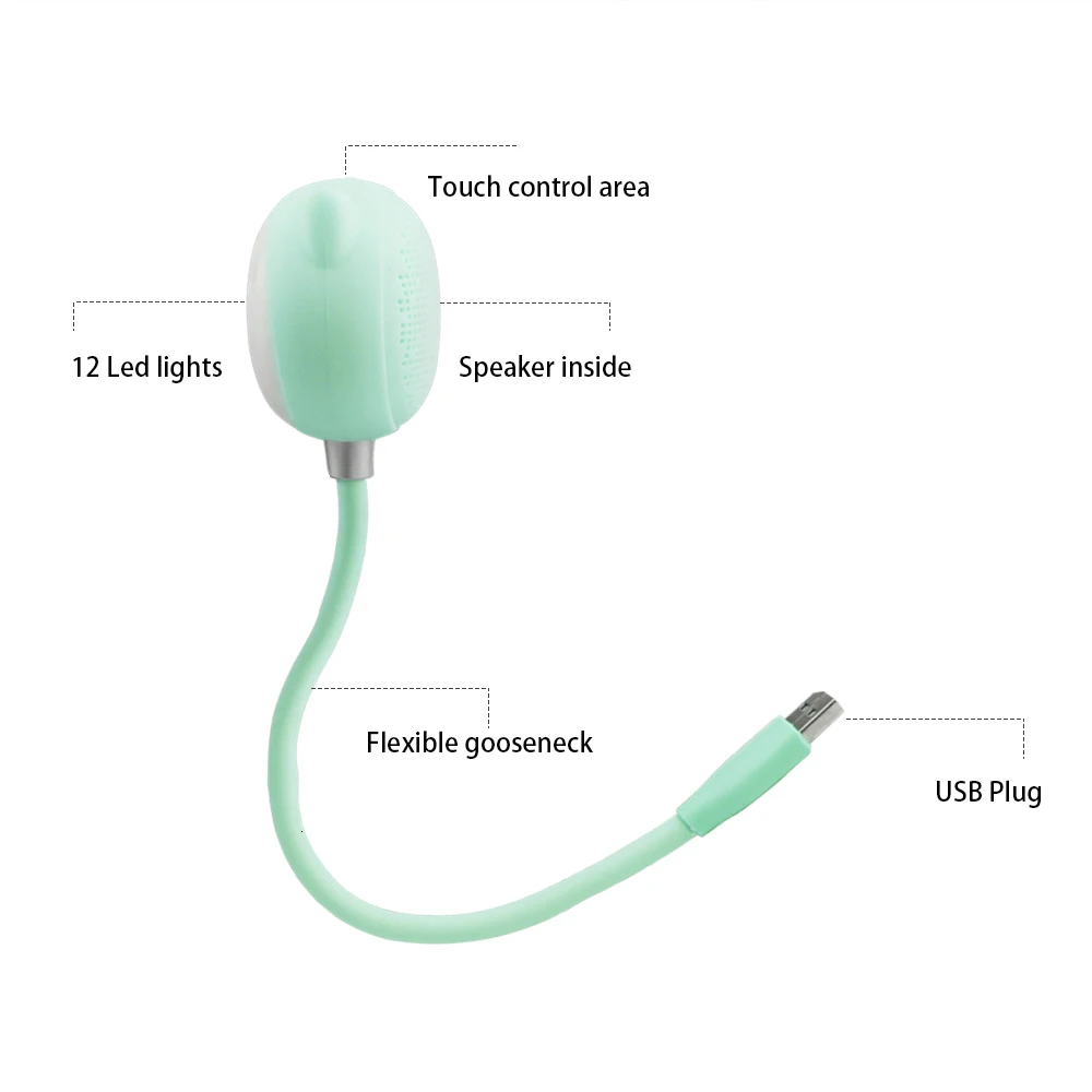 2 In 1 Mini Bluetooth USB LED Llight Speaker Touch Wireless Speakers Adjustable Dimmable Eye Protection Table LED Lamp For Girl 2 In 1 Mini Bluetooth USB LED Llight Speaker Touch Wireless Speakers Adjustable Dimmable Eye Protection Table LED Lamp For Girl