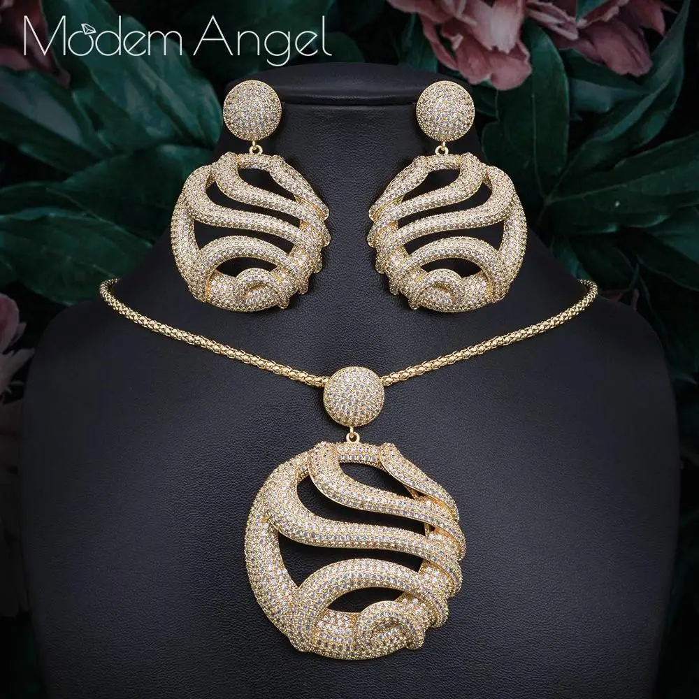 ModemAngel Трендовое прозрачное женское ожерелье с кисточкой из кубического циркония