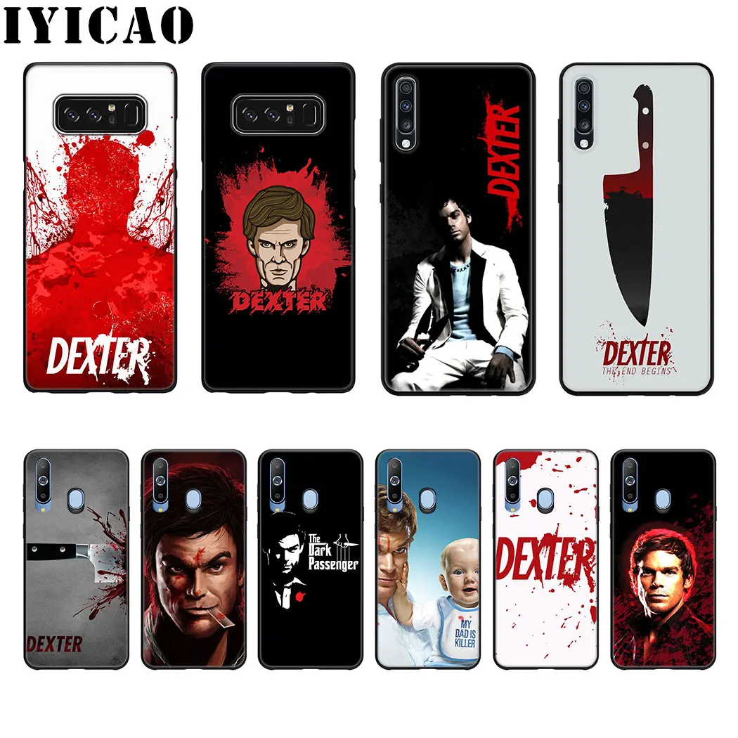 IYICAO TV Show Dexter Morgan Soft Silicone Case for Samsung A70 A60 A50 A40 A30 A20 A10 M40 M30 M20 M10 Note 8 9 Phone |