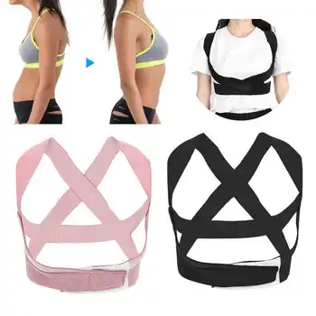 

Adults Unisex Posture Corrector Brace Back Spine Support Hunchback Correction Belt Shoulder Lumbar Upper Back Support Corset