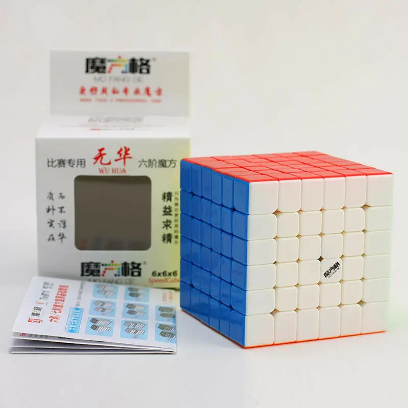 Qiyi mofangge WuHua 6x6x6 скорость магический куб головоломка интеллектуальная игрушка многоцветные профессиональные игровые игрушки