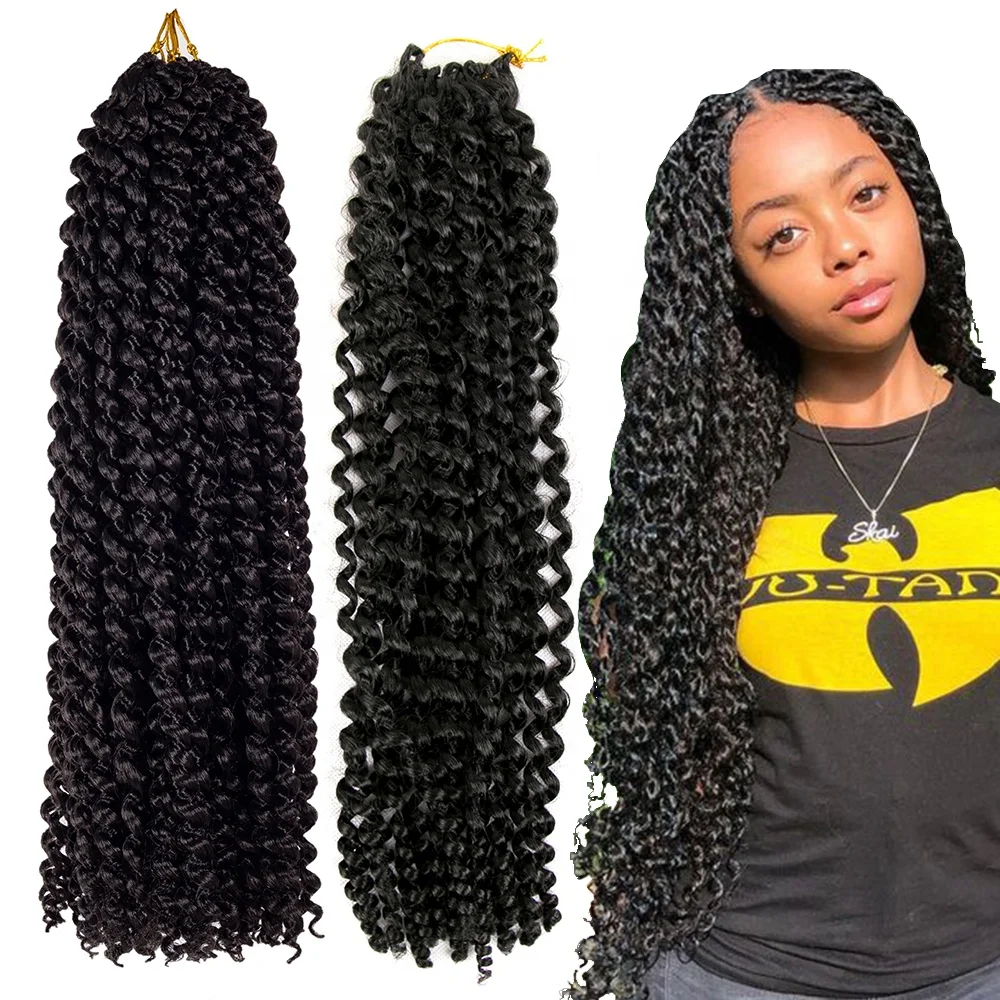Wholesale Synthetic Nubian Pre Twisted Passion Twist Water Wave Spring