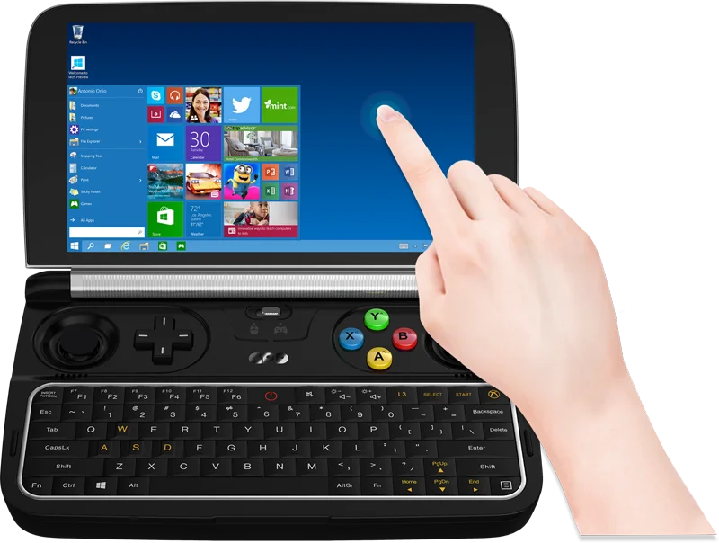 GPD WIN 2 WIN2 консоли карманный мини ноутбук 8 Гб 256 Intel m3-8100y 6 дюймов Сенсорный экран мини-консоль для ПК-игр с поддержкой Windows Тетрадь Windows 10 Системы