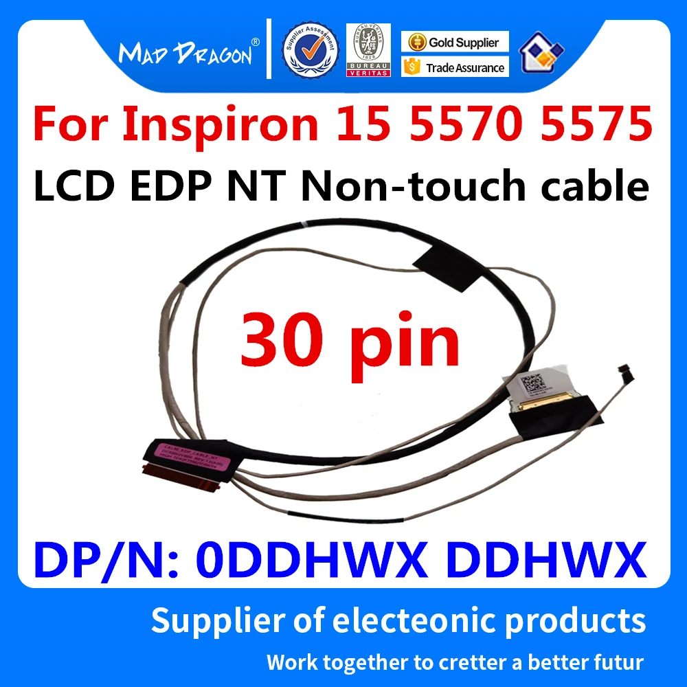 Оригинальный ЖК кабель LVDS для ноутбука EDP NT не сенсорный Dell Inspiron 15 5000 5570 5575 CAL50