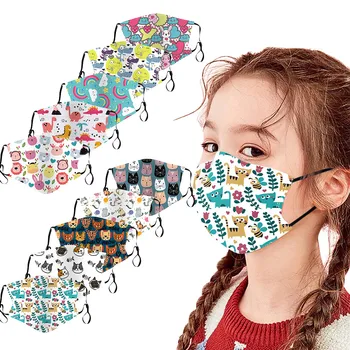 

10PC Kids Children Mouth Masks Face Masks Reusable mascarilla Facemacks Outdoor mouth covering Face-macks mascarillas