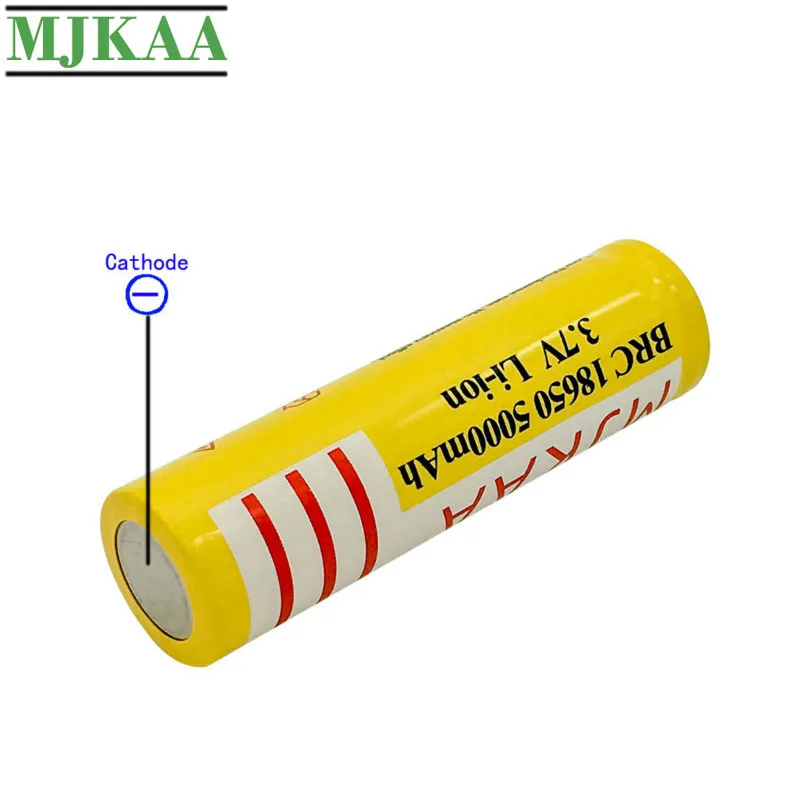 MJKAA 2 шт. BRC18650 5000 мАч 3 7 в литиевая аккумуляторная батарея 100% Новые литий ионные