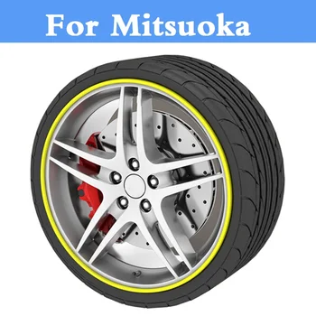 

8M Car Wheel Tire Hub Care Cover Decal Moulding Sticker For Mitsuoka Galue 204 Himiko LeSeyde Like Nouera Orochi Ray Ryoga Viewt