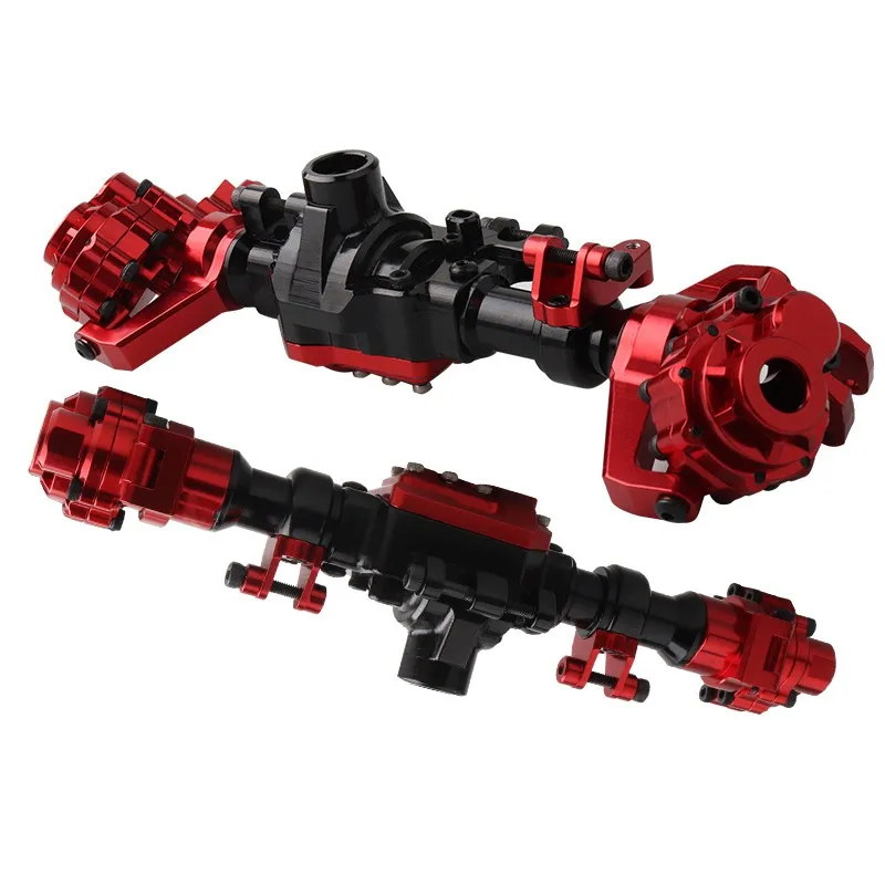 TRX4 алюминиевый корпус передней и задней портальной оси для 1/10 RC Гусеничный автомобиль Traxxas TRX-4 осями Запчасти для обновления