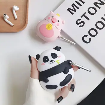 

Shockproof Silicone Protective Case Cute Animal Cover Protector for Airpods 1/2