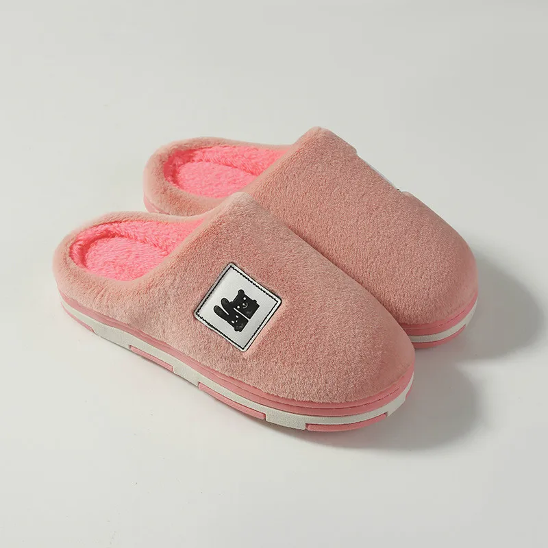 

Women Cartoon Lovely Slipper Home Cotton Shoes Winter Antiskid Warm Thickened Slipper Indoor Plush Slippers Women House Shoes