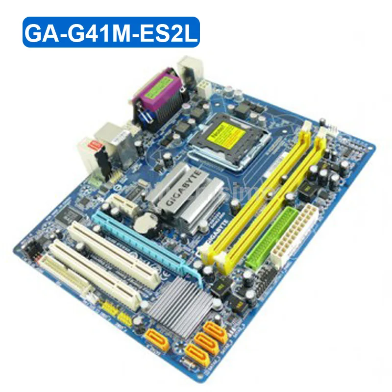 GIGABYTE GA-G41M-ES2L настольная материнская плата G41 Socket LGA 775 G41M-ES2L для Core 2 DDR2 8G Micro ATX оригинальная б/у материнская плата