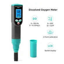 Yieryi DO-66 stylo Type Intelligent analyseur d'oxygène dissous testeur d'oxygène dissous numérique pour Aquarium, Aquarium, Aquaculture