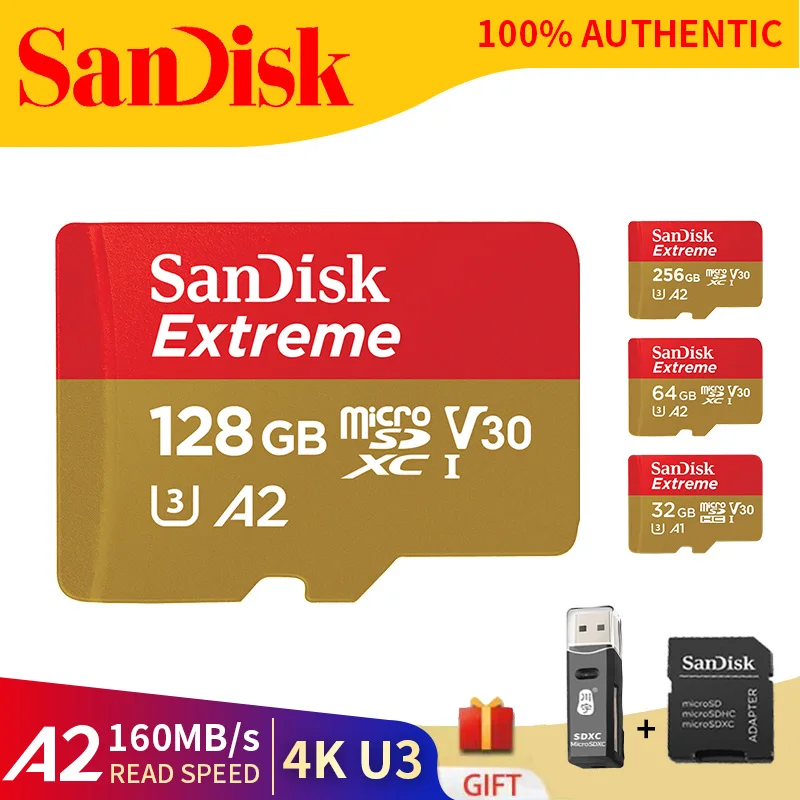 High Speed Mini Micro SD Card Apple Adapter Memoria Extreme Micro SD Card Class10 tf Card For Recording 2 Slot Pro Adapter HD 4K