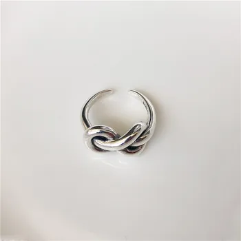 

Exaggerated S925 Sterling Silver Ring American Retro Thai Silver Index Ring Women's Wide-Faced Ring Cool Fashion Hip-hop