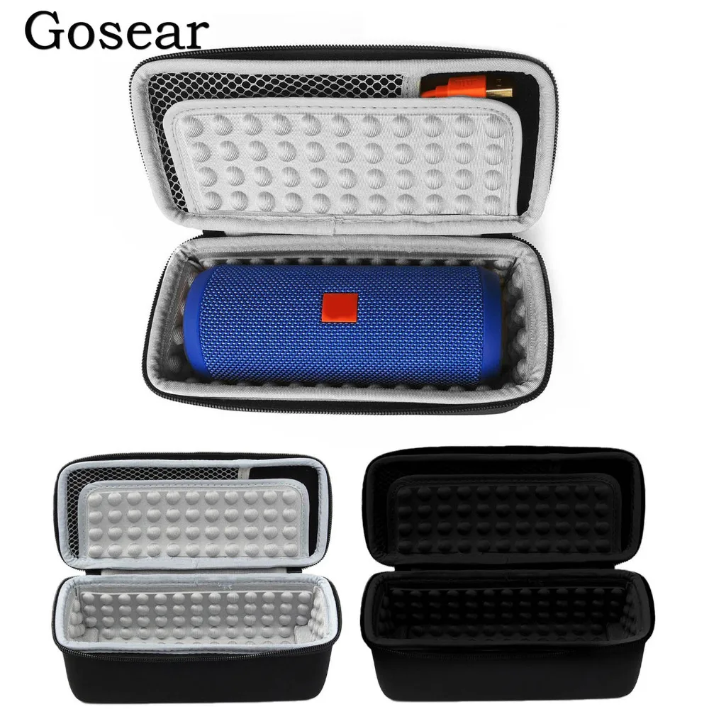 Gosear Travel étui de transport sac de rangement de protection pochette pour J-BL Flip 3 4 JBL Flip3 Flip4 Boom UE accessoires de haut-parleur