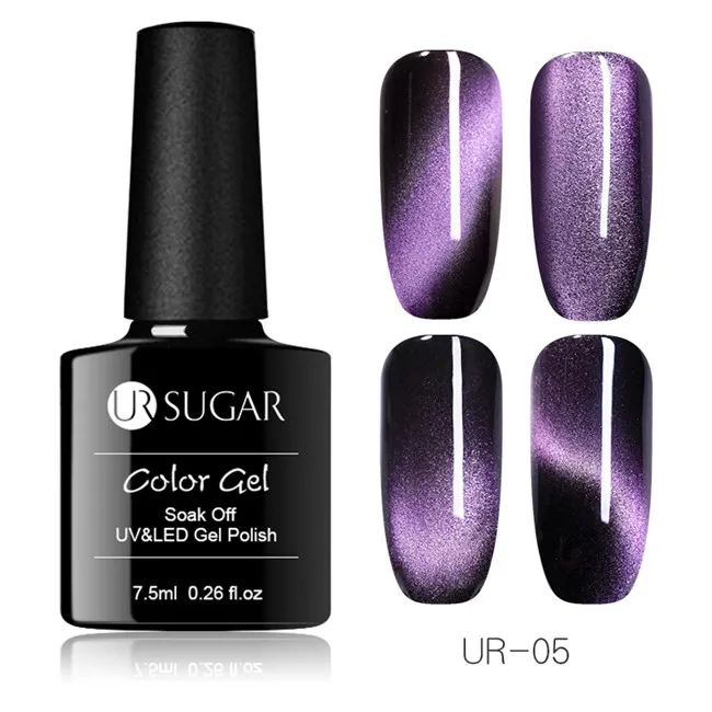 Ur Sugar 9D Galaxy Гель-лак для ногтей с эффектом «кошачий глаз» Хамелеон для использования с магнитом замочить от УФ светодиодный гель лак для ногтей Полупостоянный Маникюр гель лак DIY - Цвет: Wide 5