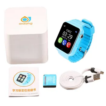

V7K Children Smart Watch Security Safety Monitor Anti Lost GPS Location Positioning Tracker Display Screen Waterproof