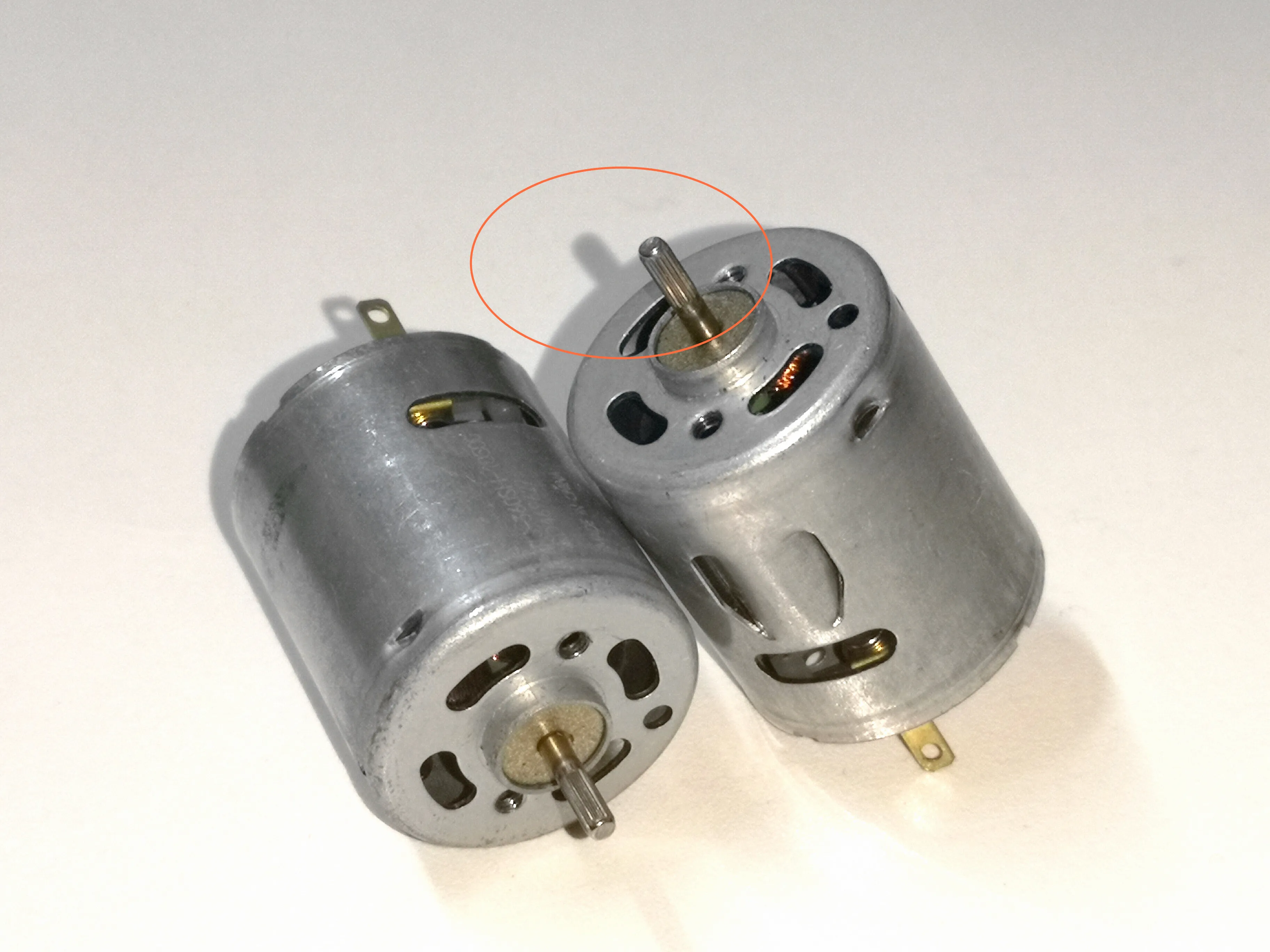 1 шт. RS360 высокоскоростной двигатель постоянного тока DIY фен/модель самолета HM мотор с резьбой вал
