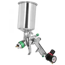 Распылитель H827 Аэрограф 2,5 мм Калибр 1000 мл Алюминиевый горшок гравитационный подача распылитель краски
