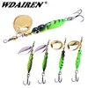 1Pcs Spinner Spoon Metal Fishing Lures 9cm 14.5g Rotating Sequins Artificial Baits Wobblers Crankbaits With Treble Hooks Tackle ► Photo 1/6