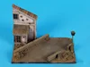 1/72 resin die-casting scene layout props gray model on-site house building platform free shipping 1
