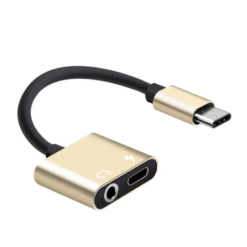 

Jack Audio Adapter To 3.5 mm Cables And Charger Headphone USB-C AUX Audio High quality Aluminum alloy
