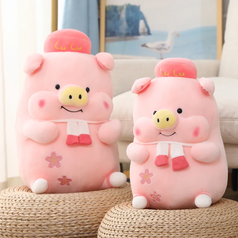 

New Arrival Cute Pink Pig Plush Toy for Baby Kids Playmate Soft Stuffed Animal Pig Plush Toy Gifts for Kids Birthday