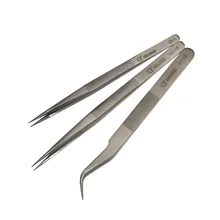 Hui Jia Qi удлиненный пинцет с острым носком алмазная живопись прямой Локоть Пинцет зубчатый Пинцет из нержавеющей стали водный Pla