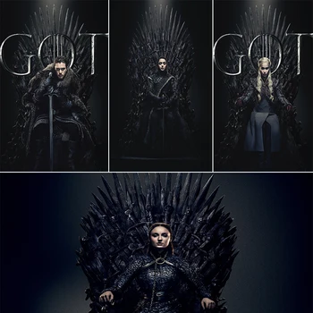 

Diamond Painting Famous Movie Jon Snow Poster Diamond Mosaic Embroidery Full Drill Diy Cross Stitch Home Decoration Painting