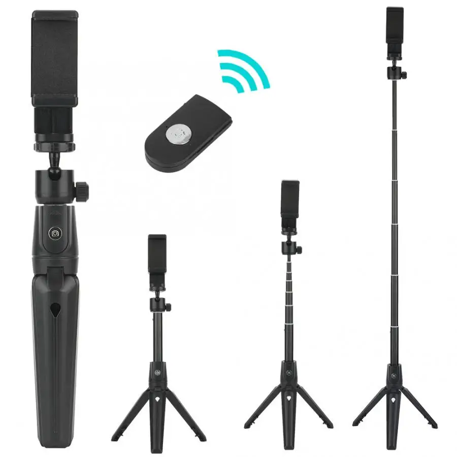 Monopod 2 In 1 Selfie Stick Tripod Stand with Remote Control for Android for IOS Mobile Phone Perche Selfie Stick Tripod