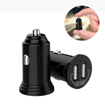 

Dual USB Car Charger for Mobile Phone Tablet GPS 3.4A Fast Charger Car Phone Adapter for Xiaomi Samsung S8 iPhone X 8 12-24V