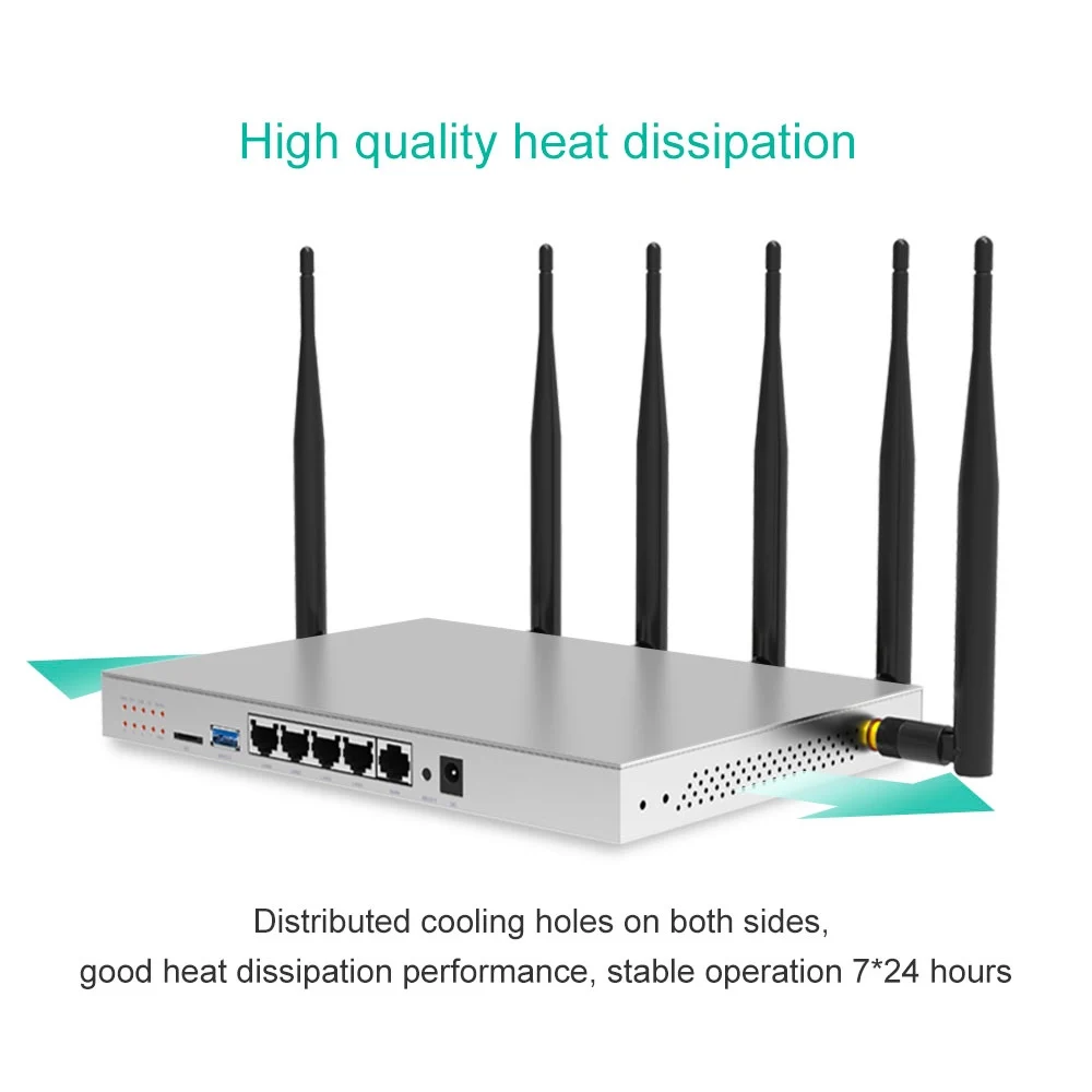 

1200Mbps 3g4g5g Wireless Gigabit Router Modem With SIM Card Slot For Industrial Home Outdoor 802.11AC 4G Router Wifi Repeater