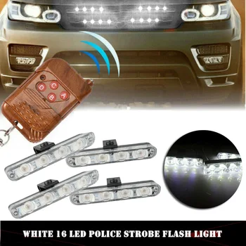 

Accessories LED Flash Light 6.5x4.6x1.8cm Replacement Set Parts Car White