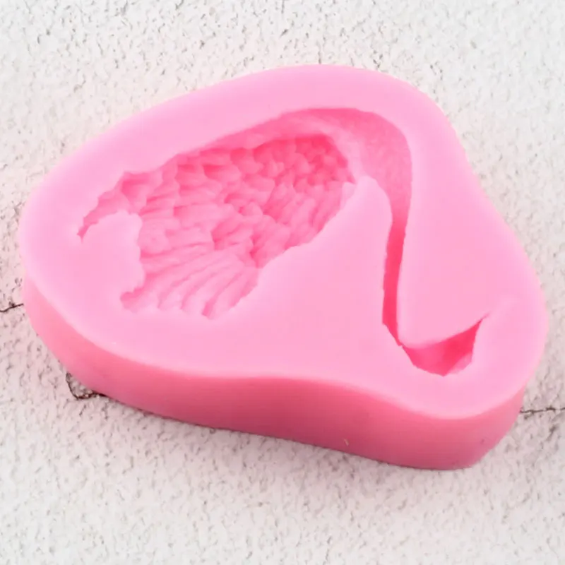 Swan Silicone Molds Handmade Soap Fondant Mould Baby Birthday Cake Decorating Tools Candy Polymer Clay Chocolate Gumpaste Moulds