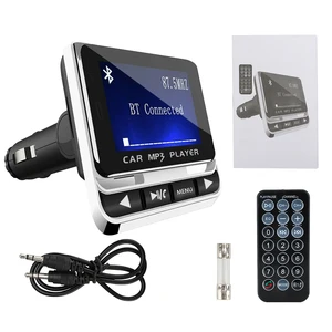 Image 1 - Bluetooth Audio Adapter Car Wireless MP3 Player Car Bluetooth Audio Transmitter with 1.4 Inches Screen