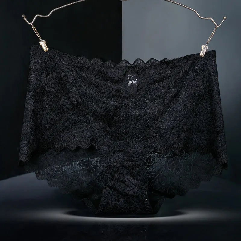 langerie sexy underwear women plus size briefs female lace hollow lace high waist ropa interior bragas lenceria sensual mujer