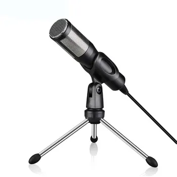 

USB Microphone Condenser Microphone Built-in Sound Card Recording Karaoke Singing For Phone Computer PC Long-range Microphone
