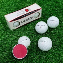 12 Pcs/Pack Urethane Game Golf Balls 3-Piece Distance Supplies For Professional Competition